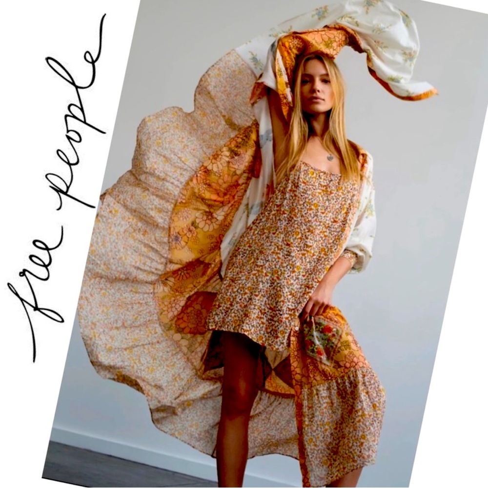 Free People - Day of Ditzies Button-up Maxi and Slip